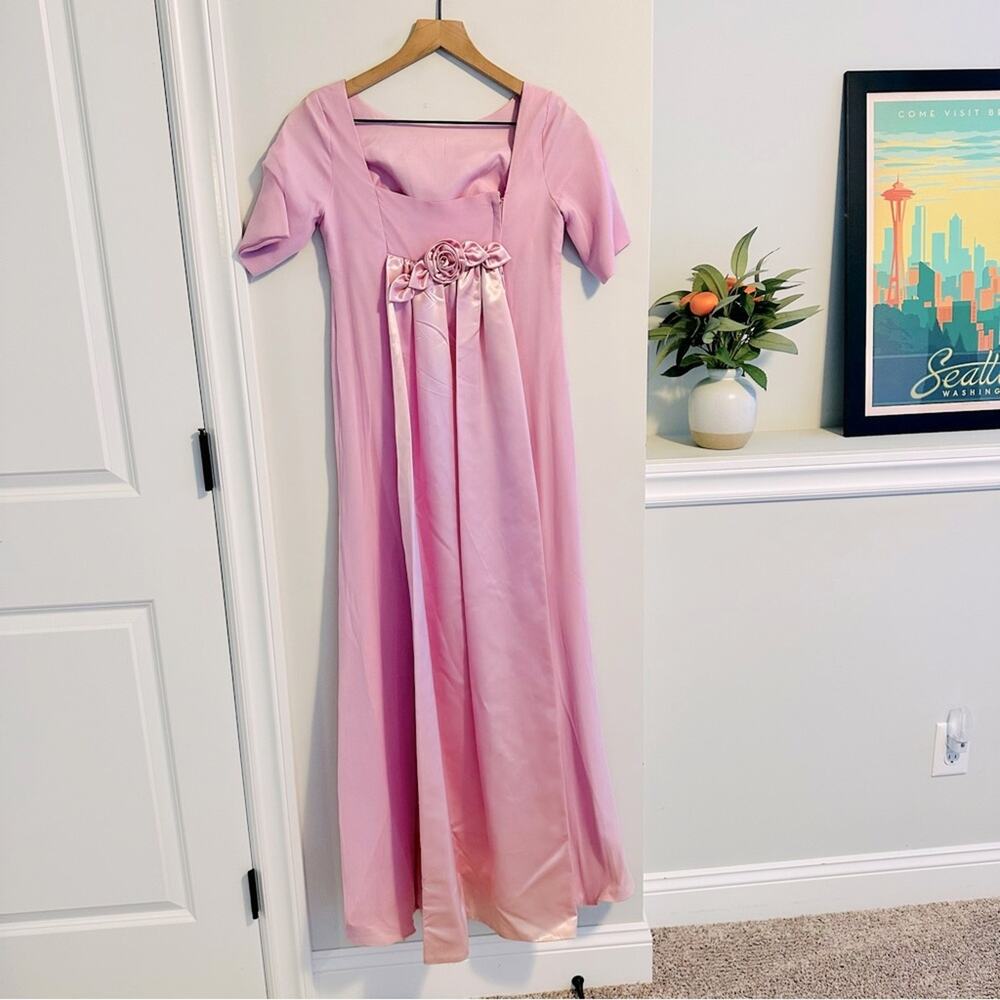 True Vintage Union Made 1960s Pink Maxi Dress XS 0